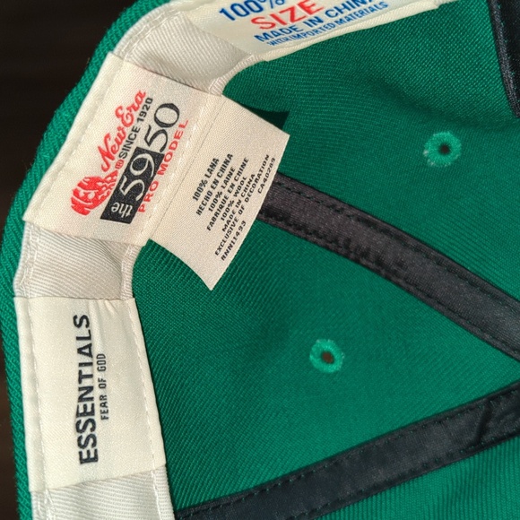 New Era Fear Of God Essentials Fitted Hat Size 7 - Picture 4 of 11